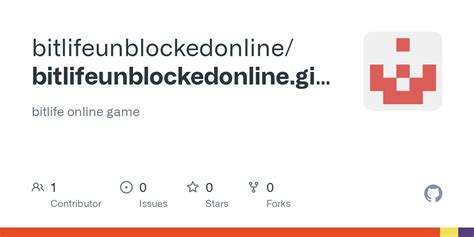 bitlife online.github|GitHub Pages .